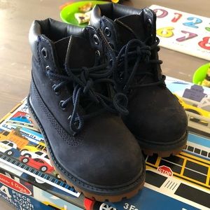 Navy Blue Timberland Boots